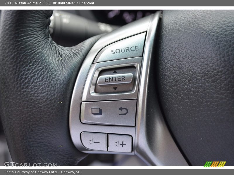 Brilliant Silver / Charcoal 2013 Nissan Altima 2.5 SL