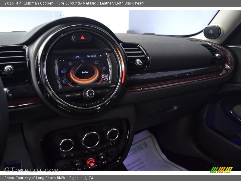 Pure Burgundy Metallic / Leather/Cloth Black Pearl 2016 Mini Clubman Cooper
