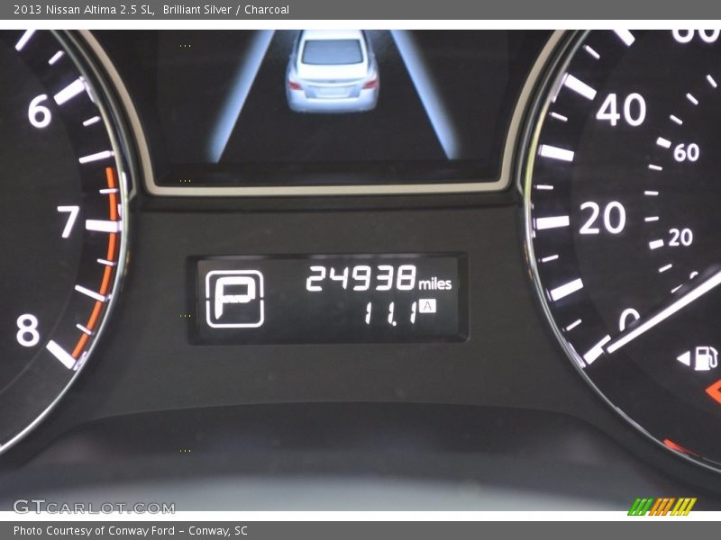 Brilliant Silver / Charcoal 2013 Nissan Altima 2.5 SL