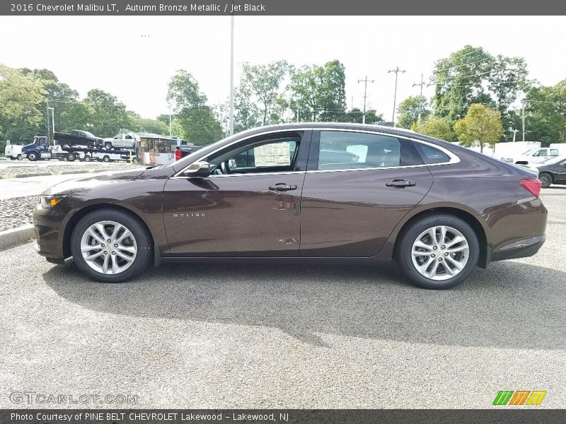 Autumn Bronze Metallic / Jet Black 2016 Chevrolet Malibu LT