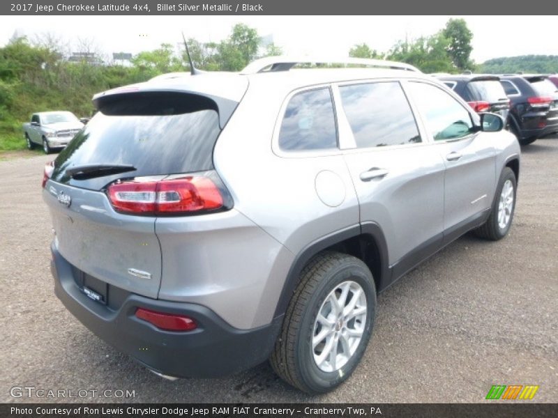 Billet Silver Metallic / Black 2017 Jeep Cherokee Latitude 4x4
