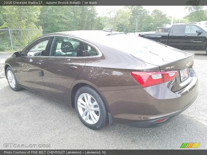 Autumn Bronze Metallic / Jet Black 2016 Chevrolet Malibu LT