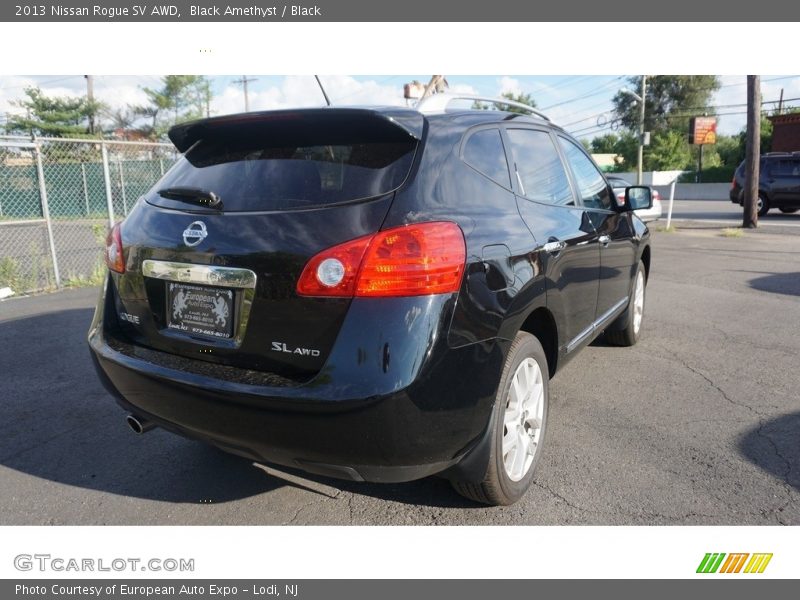 Black Amethyst / Black 2013 Nissan Rogue SV AWD