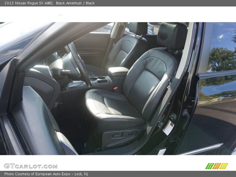 Black Amethyst / Black 2013 Nissan Rogue SV AWD