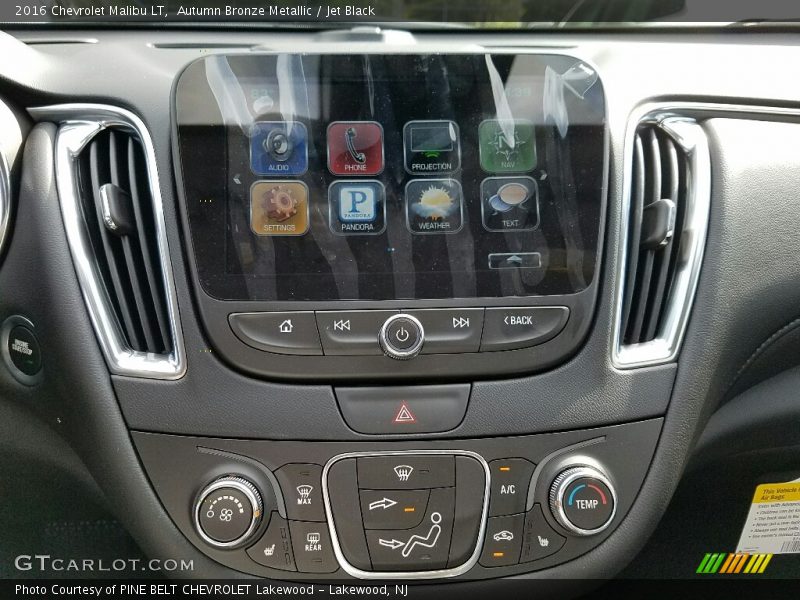 Autumn Bronze Metallic / Jet Black 2016 Chevrolet Malibu LT