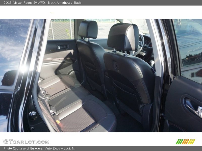 Black Amethyst / Black 2013 Nissan Rogue SV AWD