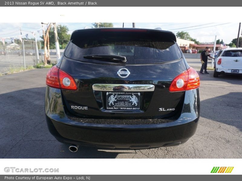 Black Amethyst / Black 2013 Nissan Rogue SV AWD