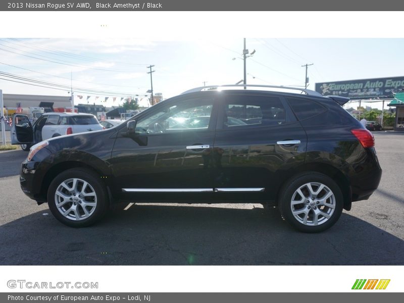 Black Amethyst / Black 2013 Nissan Rogue SV AWD