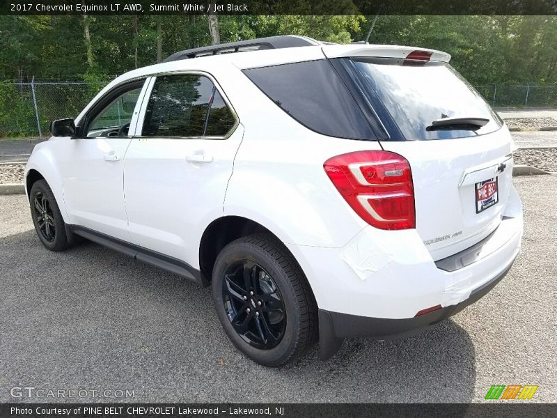 Summit White / Jet Black 2017 Chevrolet Equinox LT AWD
