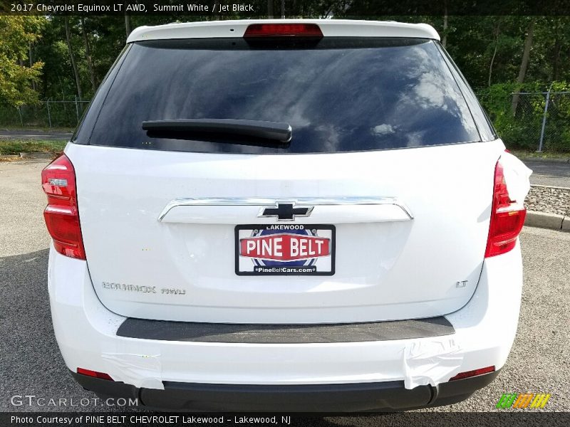 Summit White / Jet Black 2017 Chevrolet Equinox LT AWD