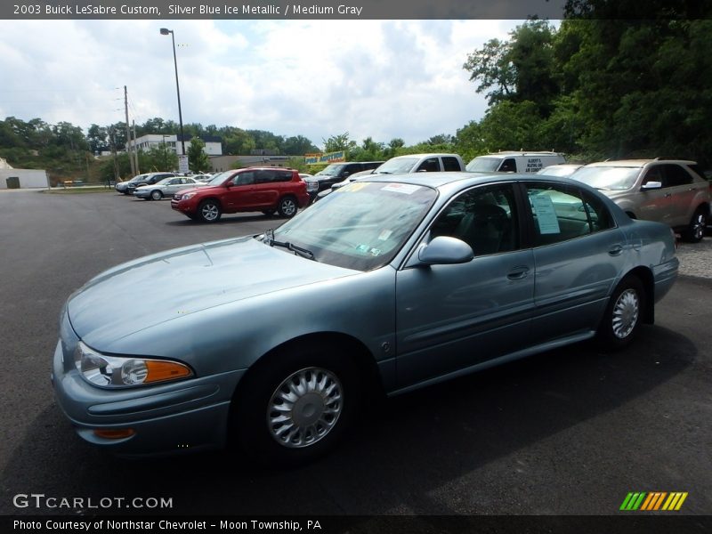 Silver Blue Ice Metallic / Medium Gray 2003 Buick LeSabre Custom