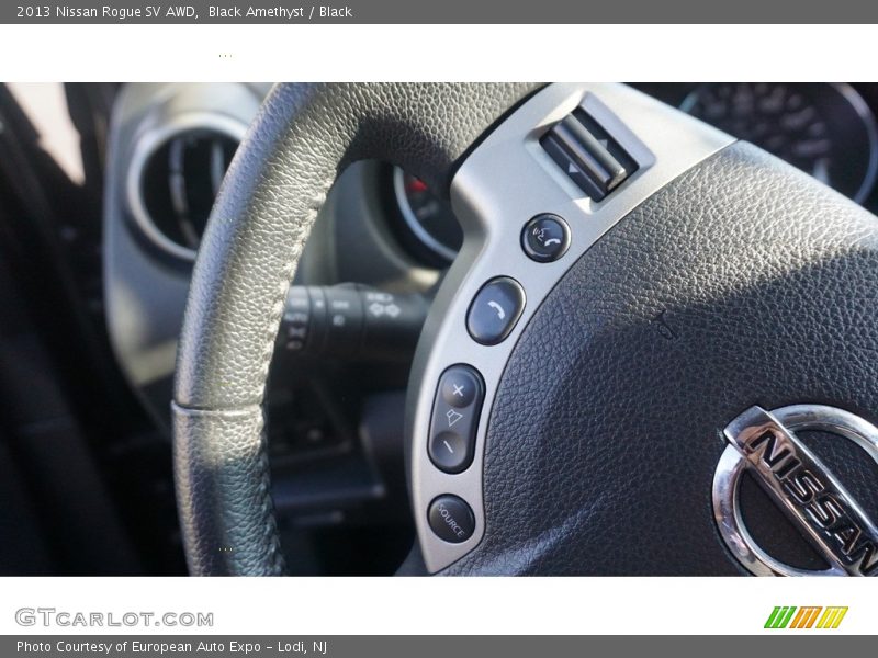 Black Amethyst / Black 2013 Nissan Rogue SV AWD