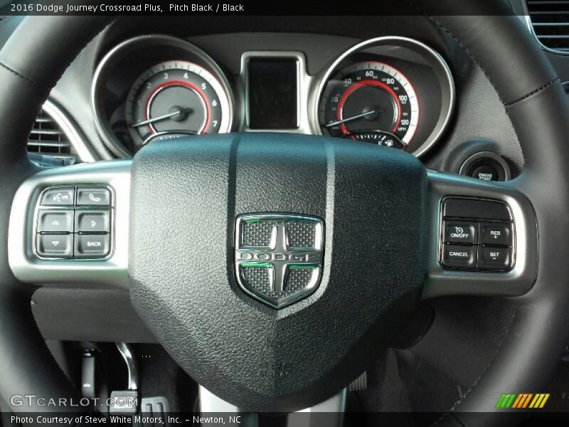 Pitch Black / Black 2016 Dodge Journey Crossroad Plus