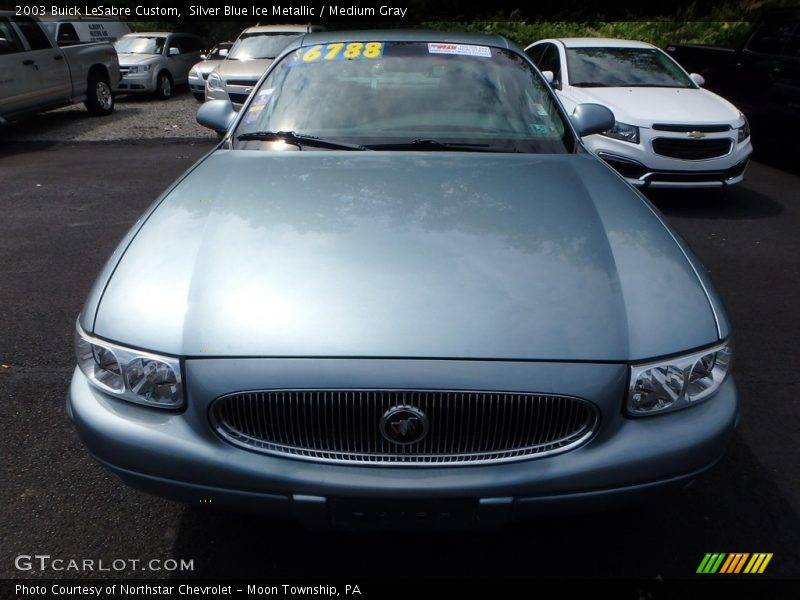 Silver Blue Ice Metallic / Medium Gray 2003 Buick LeSabre Custom