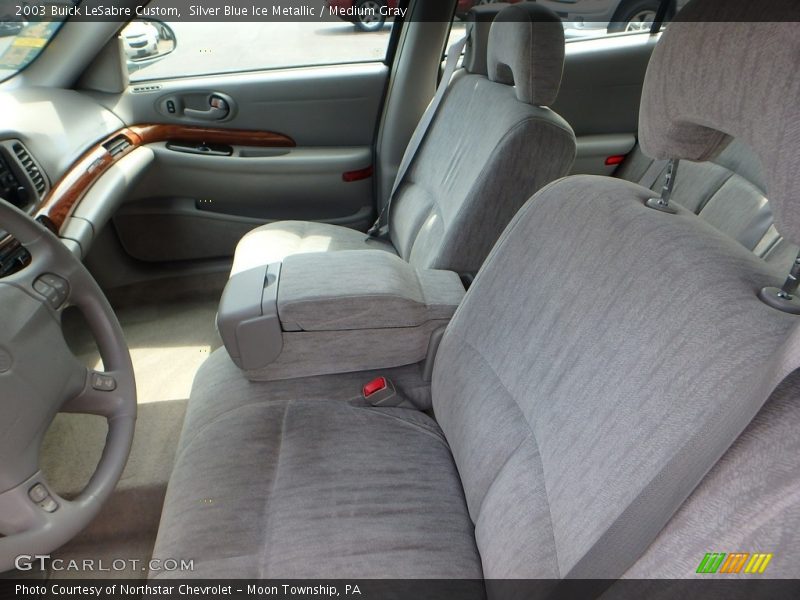 Silver Blue Ice Metallic / Medium Gray 2003 Buick LeSabre Custom