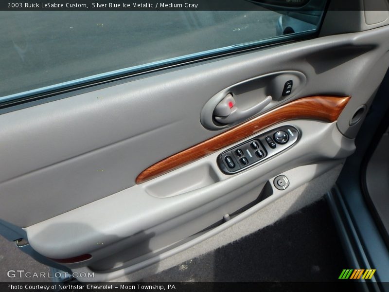 Silver Blue Ice Metallic / Medium Gray 2003 Buick LeSabre Custom