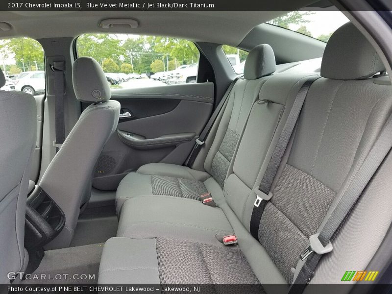 Rear Seat of 2017 Impala LS