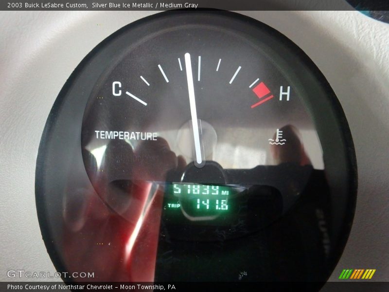 Silver Blue Ice Metallic / Medium Gray 2003 Buick LeSabre Custom