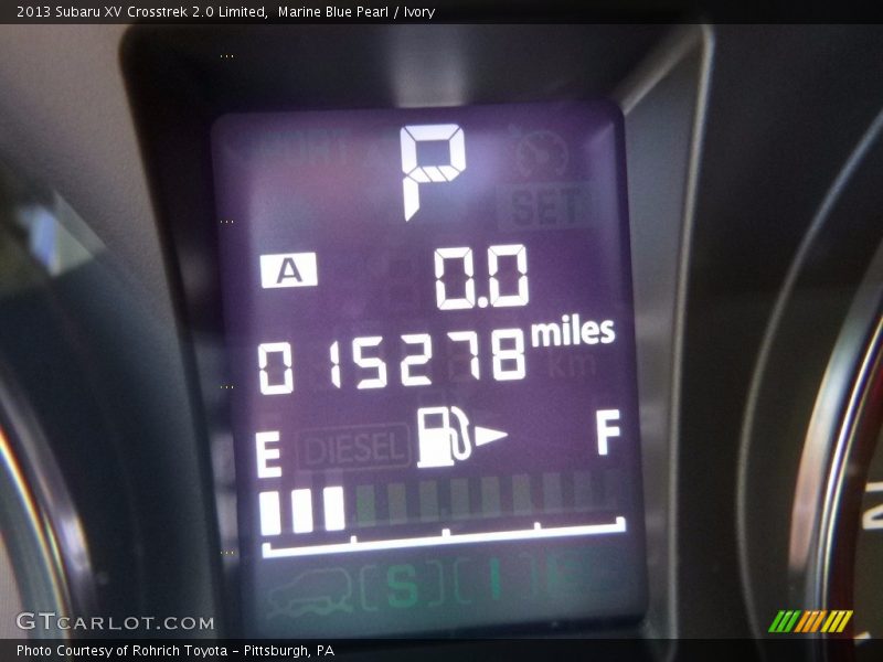 Marine Blue Pearl / Ivory 2013 Subaru XV Crosstrek 2.0 Limited