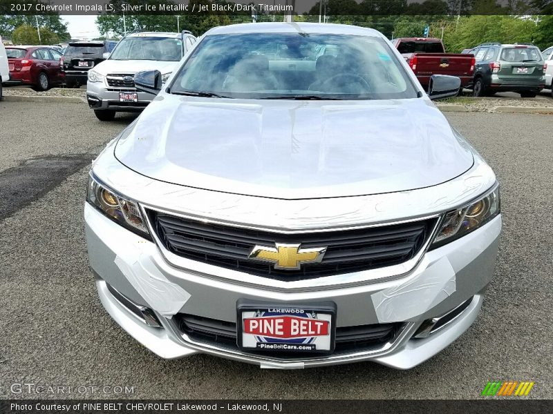 Silver Ice Metallic / Jet Black/Dark Titanium 2017 Chevrolet Impala LS