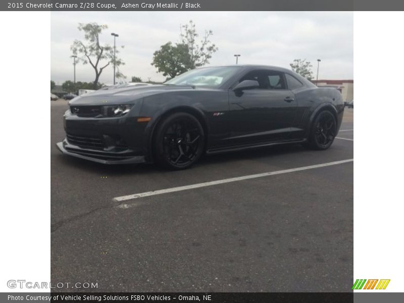 Ashen Gray Metallic / Black 2015 Chevrolet Camaro Z/28 Coupe
