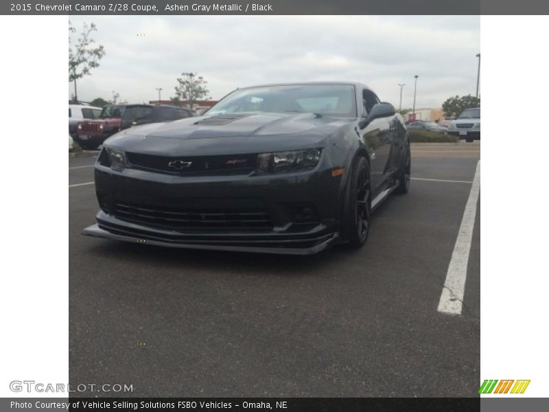 Ashen Gray Metallic / Black 2015 Chevrolet Camaro Z/28 Coupe