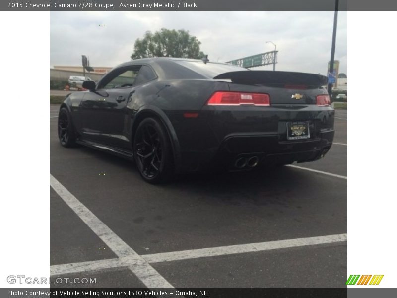 Ashen Gray Metallic / Black 2015 Chevrolet Camaro Z/28 Coupe