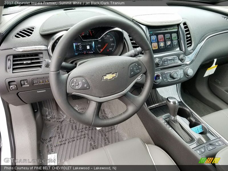Summit White / Jet Black/Dark Titanium 2017 Chevrolet Impala Premier