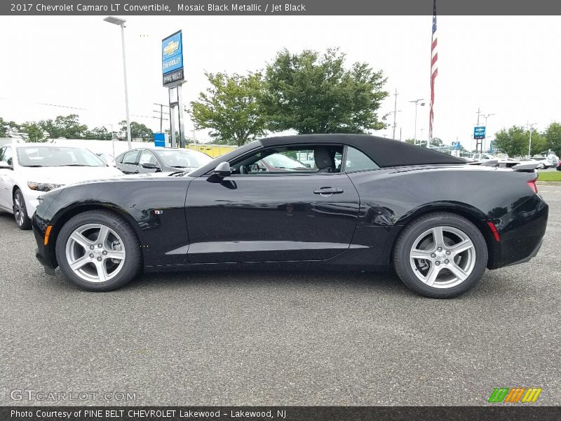 Mosaic Black Metallic / Jet Black 2017 Chevrolet Camaro LT Convertible