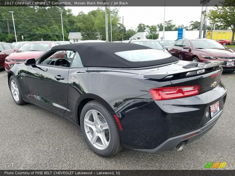 Mosaic Black Metallic / Jet Black 2017 Chevrolet Camaro LT Convertible