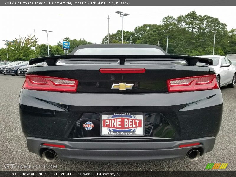 Mosaic Black Metallic / Jet Black 2017 Chevrolet Camaro LT Convertible