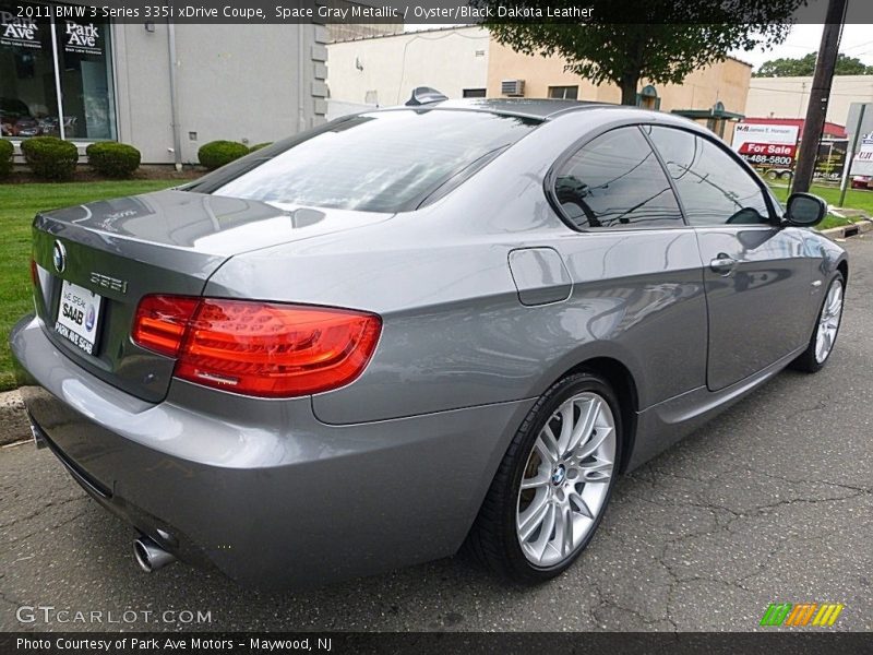 Space Gray Metallic / Oyster/Black Dakota Leather 2011 BMW 3 Series 335i xDrive Coupe