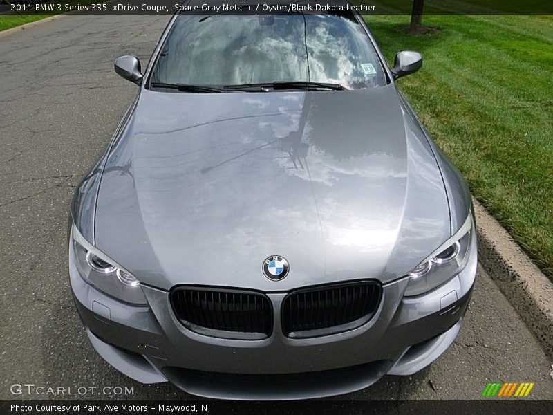Space Gray Metallic / Oyster/Black Dakota Leather 2011 BMW 3 Series 335i xDrive Coupe