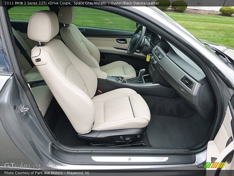 Space Gray Metallic / Oyster/Black Dakota Leather 2011 BMW 3 Series 335i xDrive Coupe