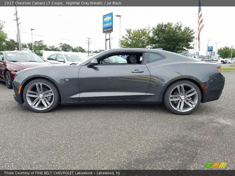 Nightfall Gray Metallic / Jet Black 2017 Chevrolet Camaro LT Coupe