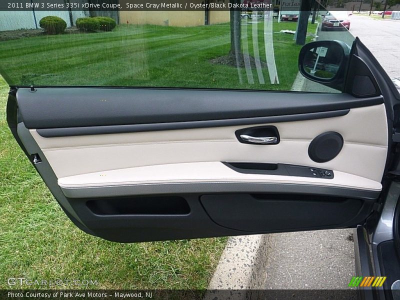 Space Gray Metallic / Oyster/Black Dakota Leather 2011 BMW 3 Series 335i xDrive Coupe