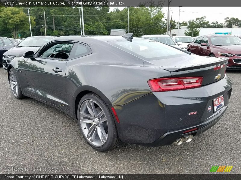 Nightfall Gray Metallic / Jet Black 2017 Chevrolet Camaro LT Coupe