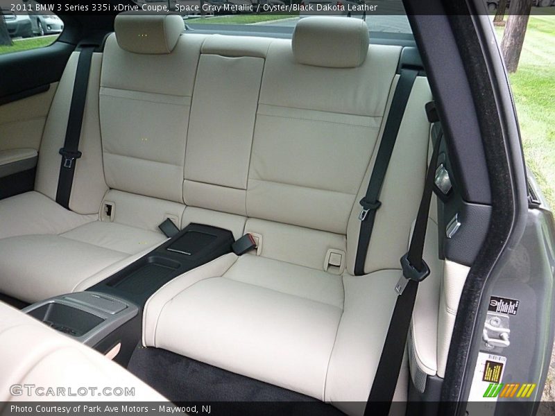 Space Gray Metallic / Oyster/Black Dakota Leather 2011 BMW 3 Series 335i xDrive Coupe