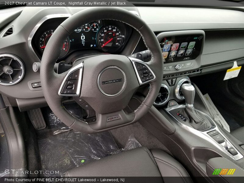 Nightfall Gray Metallic / Jet Black 2017 Chevrolet Camaro LT Coupe