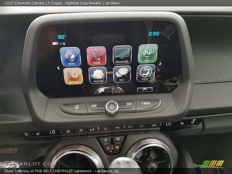 Nightfall Gray Metallic / Jet Black 2017 Chevrolet Camaro LT Coupe