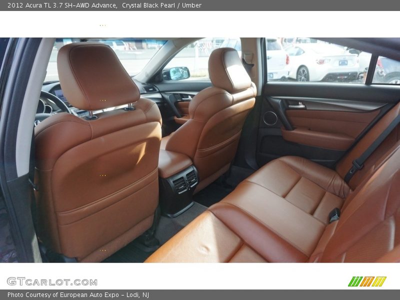Crystal Black Pearl / Umber 2012 Acura TL 3.7 SH-AWD Advance