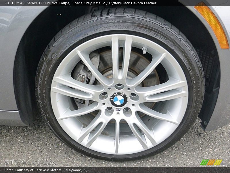 Space Gray Metallic / Oyster/Black Dakota Leather 2011 BMW 3 Series 335i xDrive Coupe