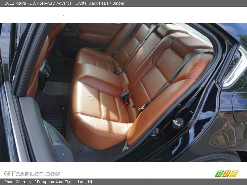 Crystal Black Pearl / Umber 2012 Acura TL 3.7 SH-AWD Advance