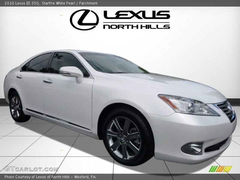 Starfire White Pearl / Parchment 2010 Lexus ES 350