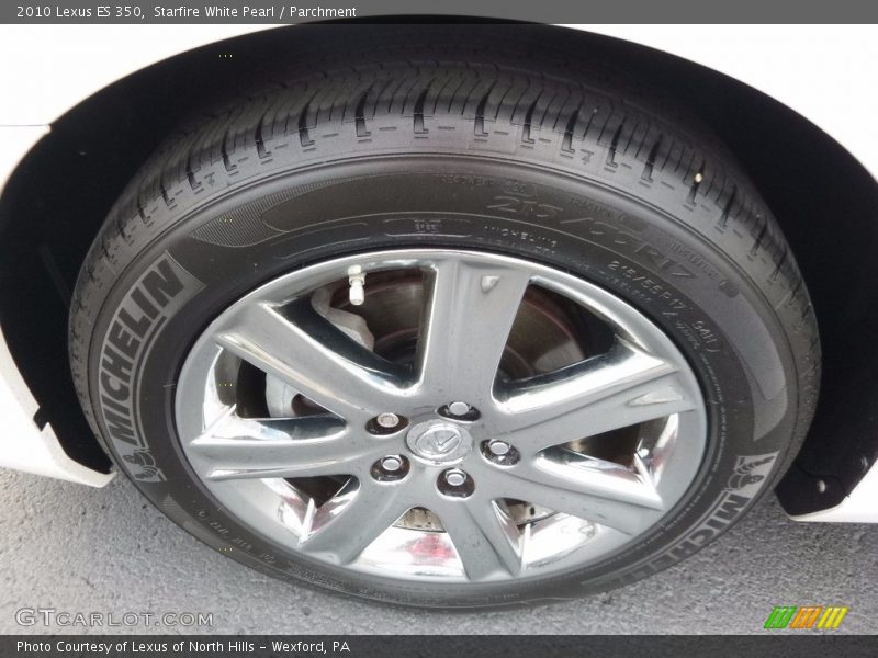 Starfire White Pearl / Parchment 2010 Lexus ES 350