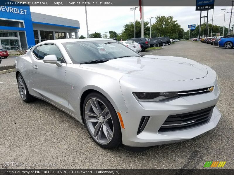 Silver Ice Metallic / Jet Black 2017 Chevrolet Camaro LT Coupe