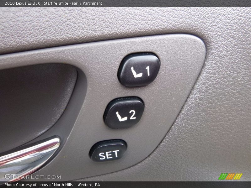 Starfire White Pearl / Parchment 2010 Lexus ES 350