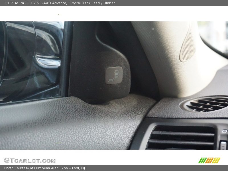 Crystal Black Pearl / Umber 2012 Acura TL 3.7 SH-AWD Advance