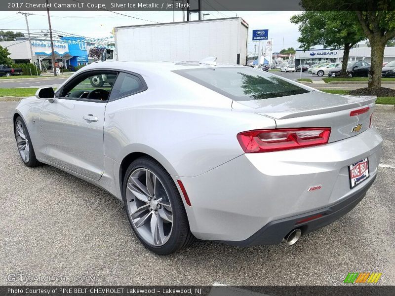Silver Ice Metallic / Jet Black 2017 Chevrolet Camaro LT Coupe