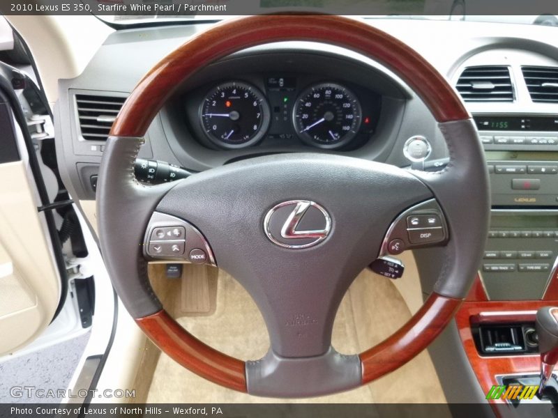 Starfire White Pearl / Parchment 2010 Lexus ES 350